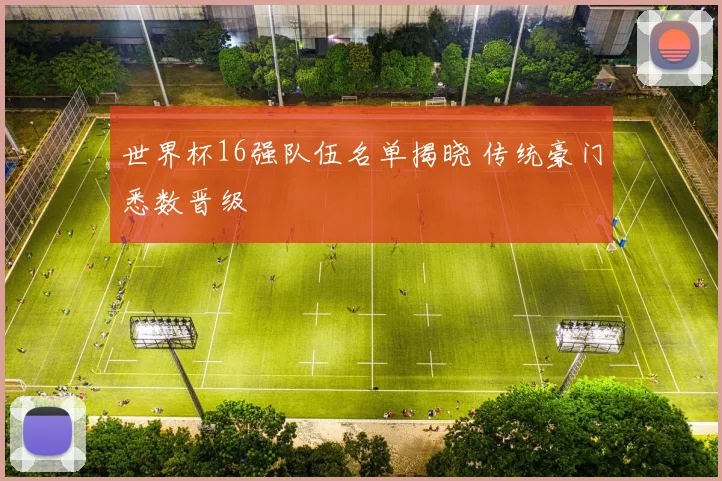 世界杯16强队伍名单揭晓 传统豪门悉数晋级